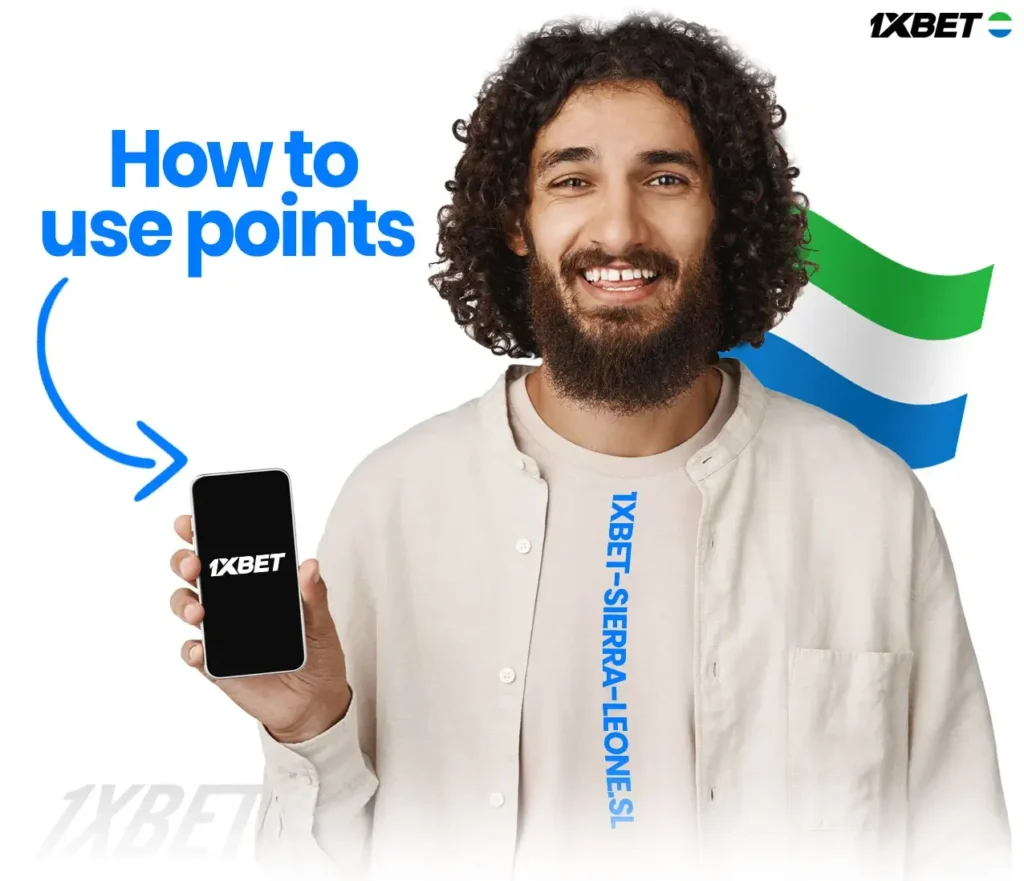 How to use points in 1xBet Sierra Leone bonus account