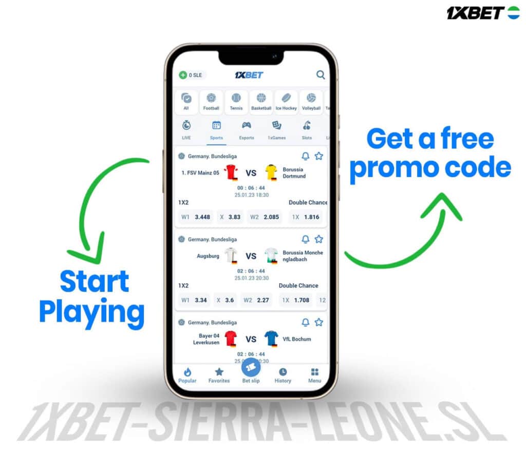 The 1xBet iOS app: start playing and get a free promo code