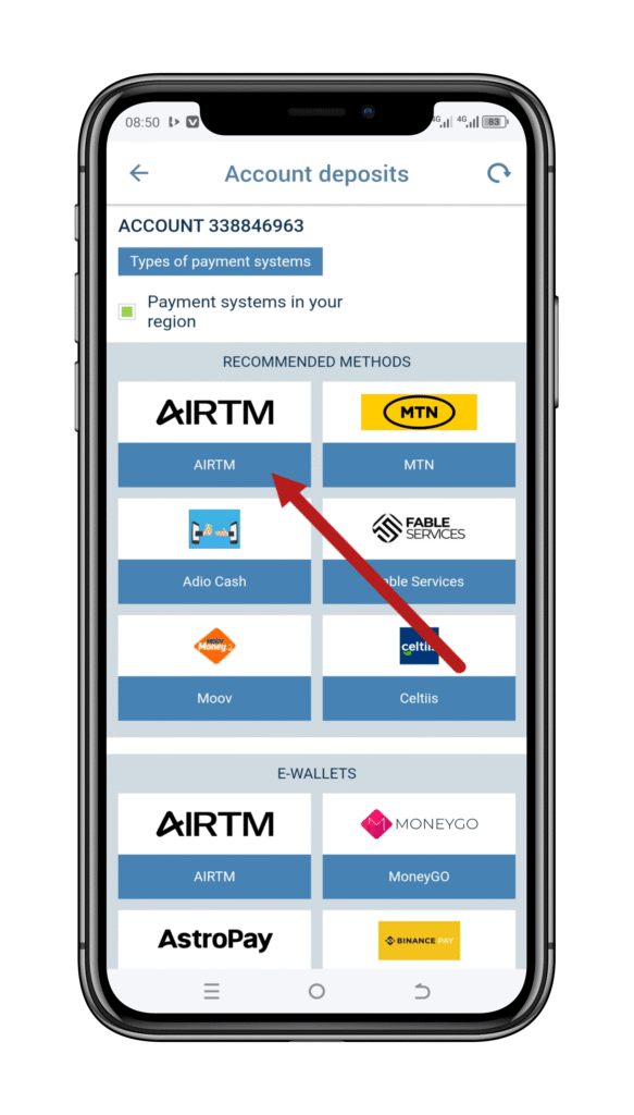 Choose Your Preferred Payment Method