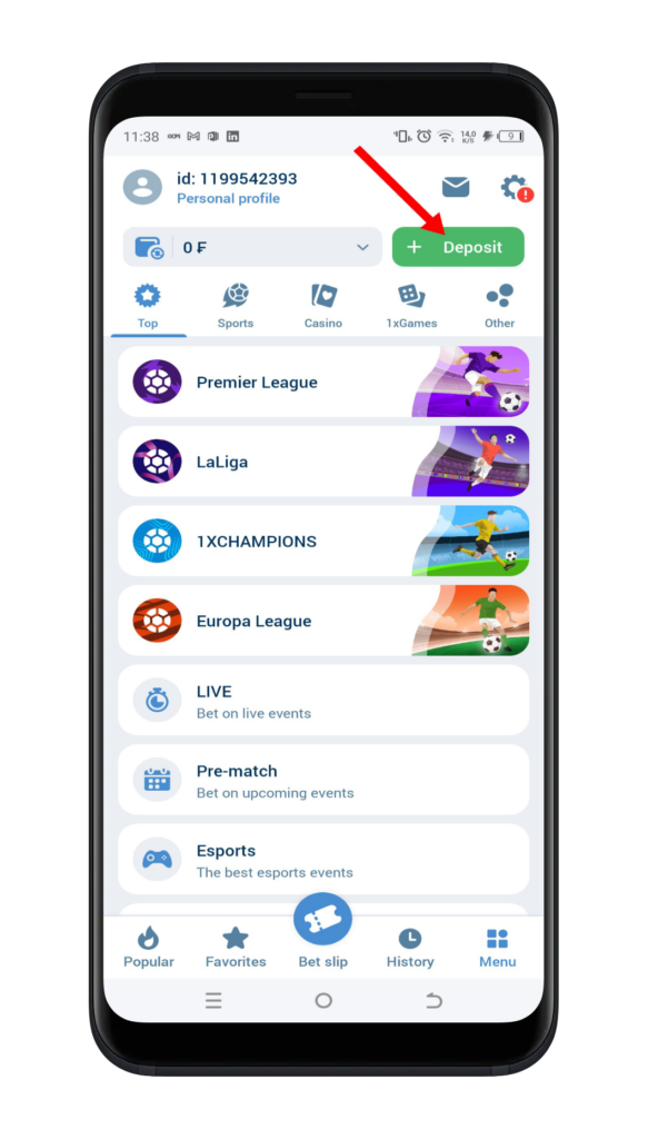 Make your first deposit to activate the 200% bonus