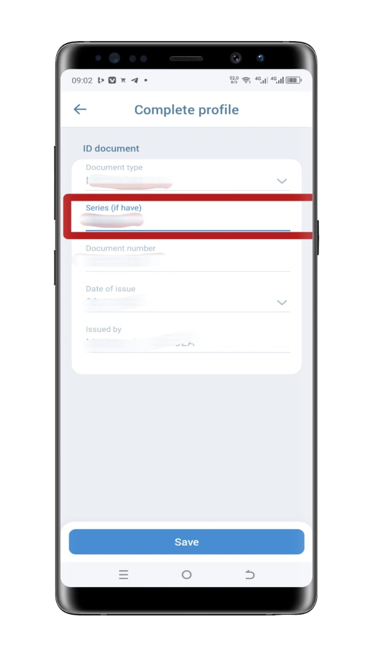 Upload required documents, typically