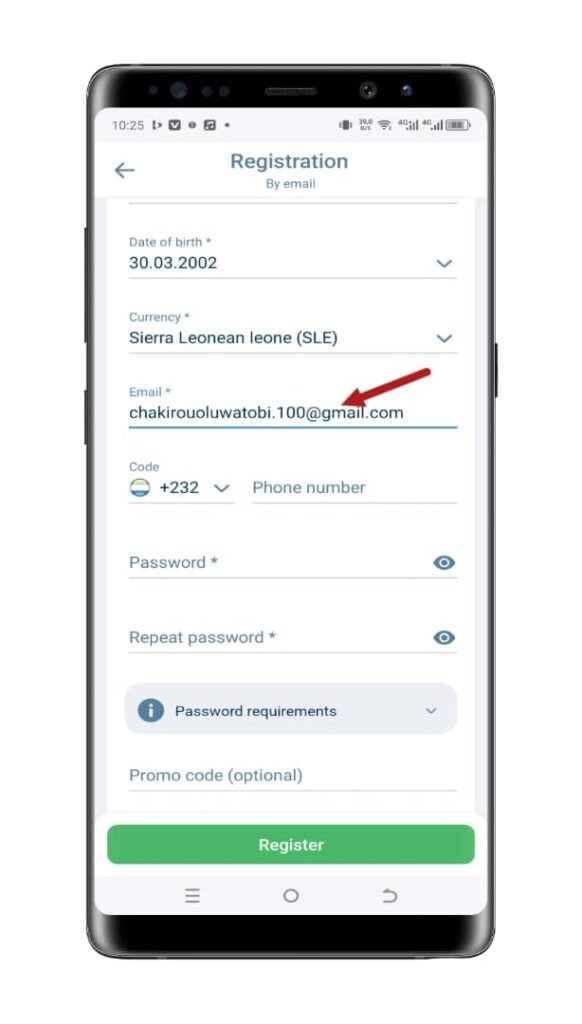 Enter Your Basic Information