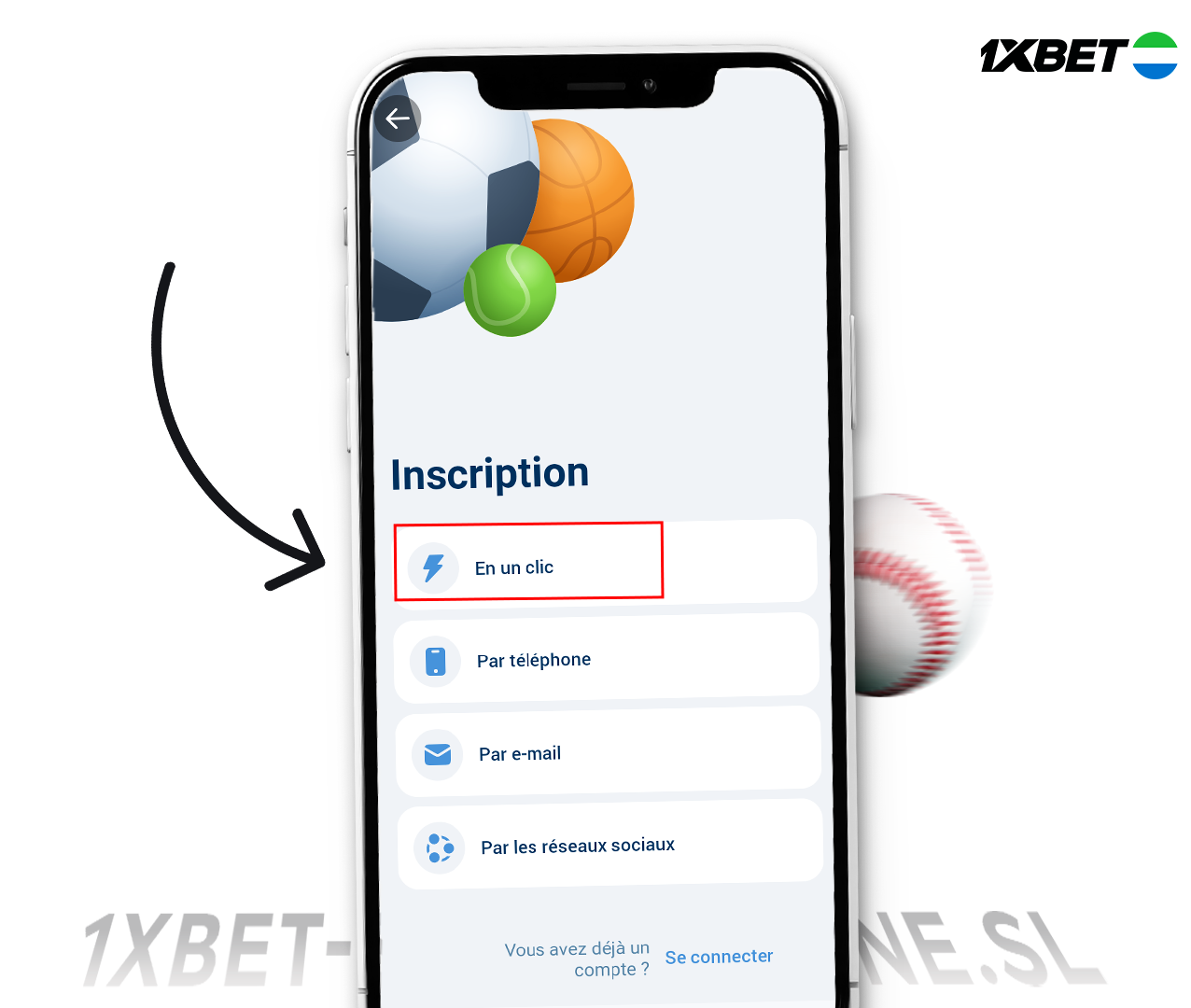 Method 1 - One-click registration
